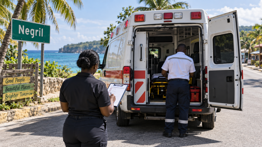 A troubled emergency response in Negril has triggered questions about inspections and oversight of private ambulance services in Jamaica.