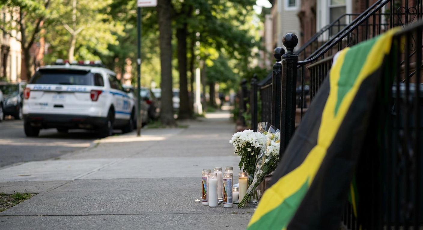 Brooklyn scene representing the investigation into the death of Christopher Davey