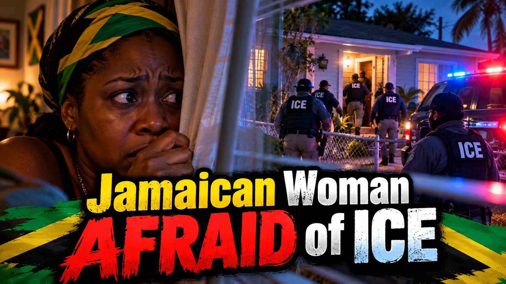 Jamaican Woman AFRAID of ICE, She Doesn’t Leave Her House!